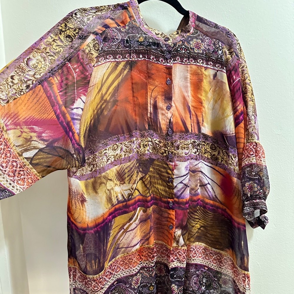 Vintage Women's Multicolor Blouse
